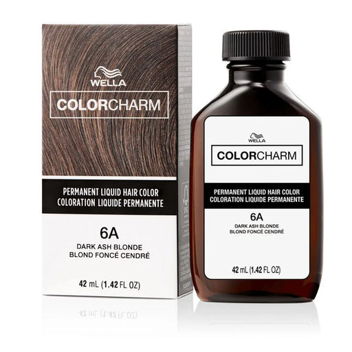 Wella Wella Color Charm Dark Ash Blonde 6A/462 Permanent Liquid Color 42ml Hair Care White Smoke