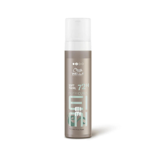 VIP Extensions Wella Eimi Nutricurls Soft Twirl 72H Anti-Frizz Foam, 6.7 oz Mousse White Smoke
