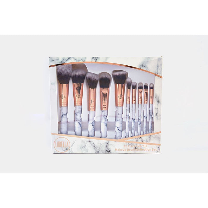 Lurella Cosmetics - Deluxe Marble Brush Set