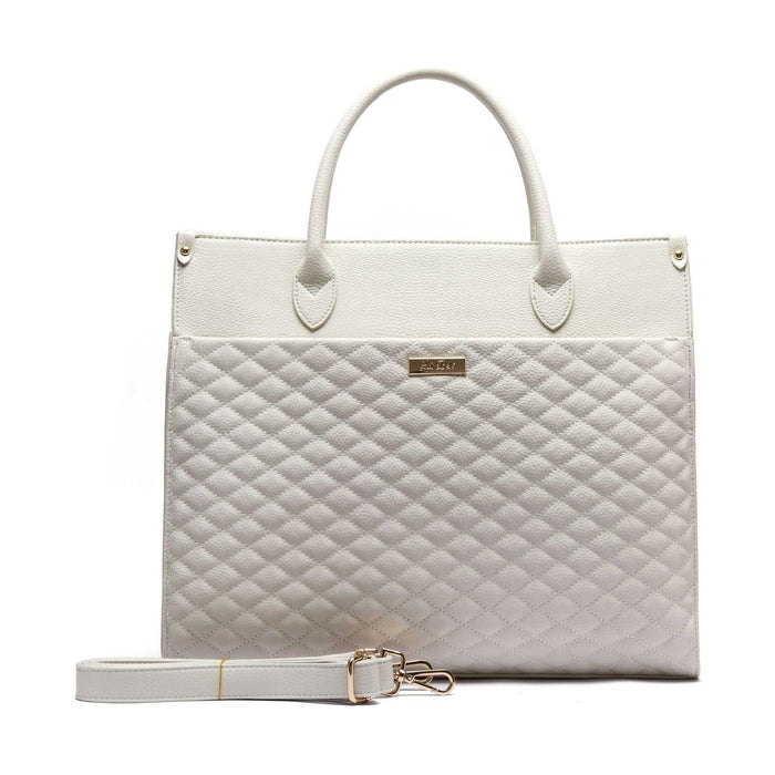 Monaco Tote Bag | Pearl White