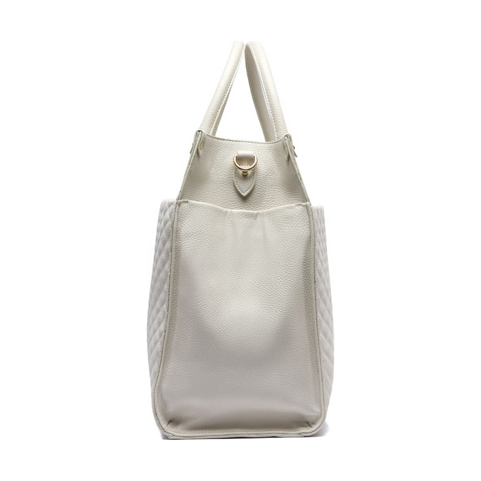 Monaco Tote Bag | Pearl White