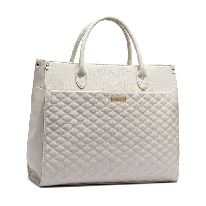 Monaco Tote Bag | Pearl White