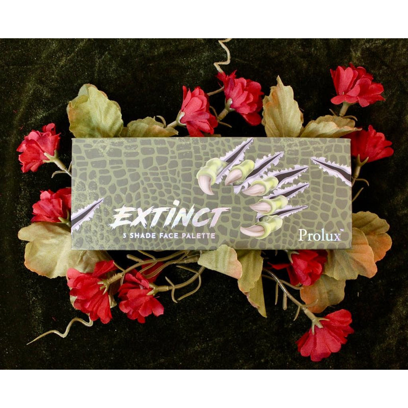 Prolux Cosmetics Extinct Face Palette Blush, Bronzer, Highlighter