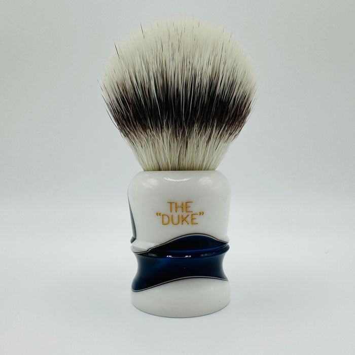 Simpson LE Duke 3 Platinum Fibre Sapphire Candy Shaving Brush