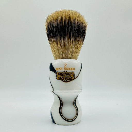 Simpson LE Captain 2 Best Badger Sapphire Candy Shaving Brush