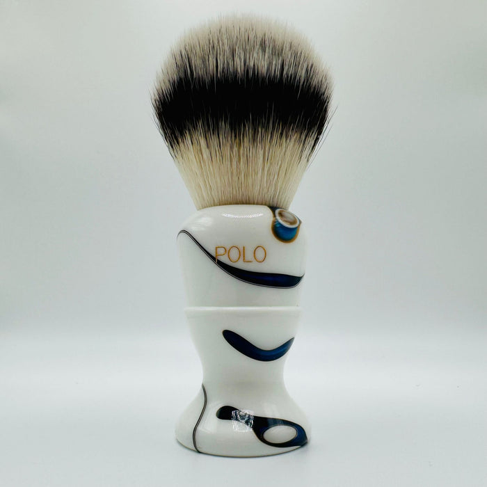 Simpson LE Polo 12 Sovereign Synthetic Fibre Sapphire Candy Shaving Brush