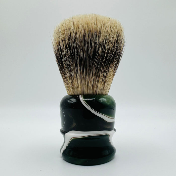 Simpson LE Chubby 2 Super Badger Emerald Candy Shaving Brush