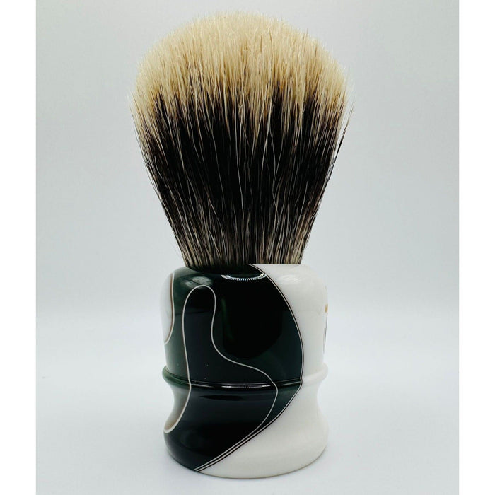 Simpson LE Chubby 3 Manchurian Badger Emerald Candy Shaving Brush