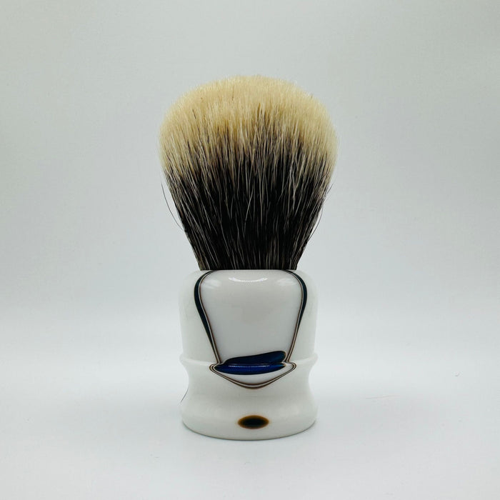 Simpson LE Chubby 3 Manchurian Badger Sapphire Candy Shaving Brush