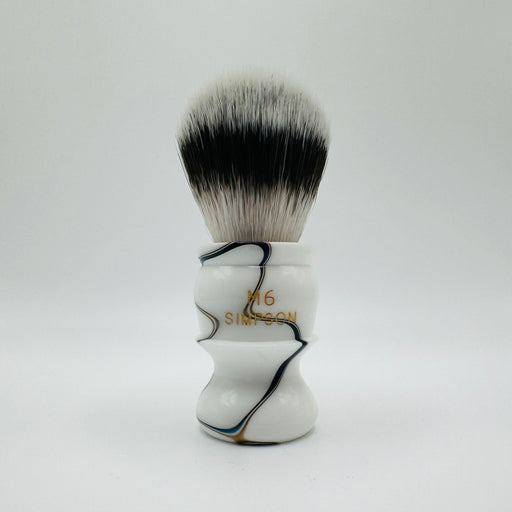 Simpson LE M6 Sovereign Synthetic Fibre Sapphire Candy Shaving Brush