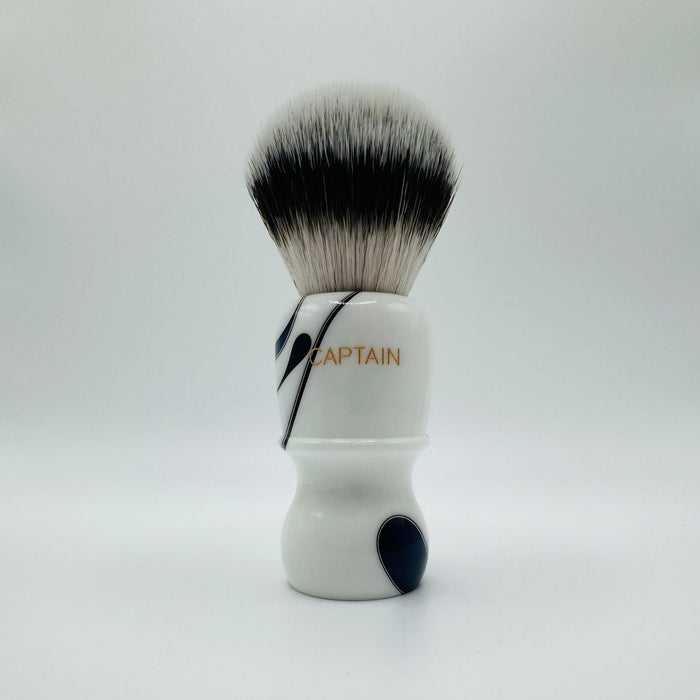 Simpson LE Captain 2 Sovereign Synthetic Fibre Sapphire Candy Shaving Brush