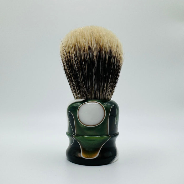 Simpson LE Chubby 3 Manchurian Badger Emerald Candy Shaving Brush