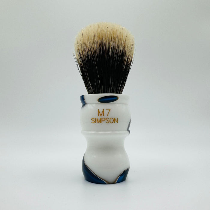 Simpson LE M7 Manchurian Badger Sapphire Candy Shaving Brush