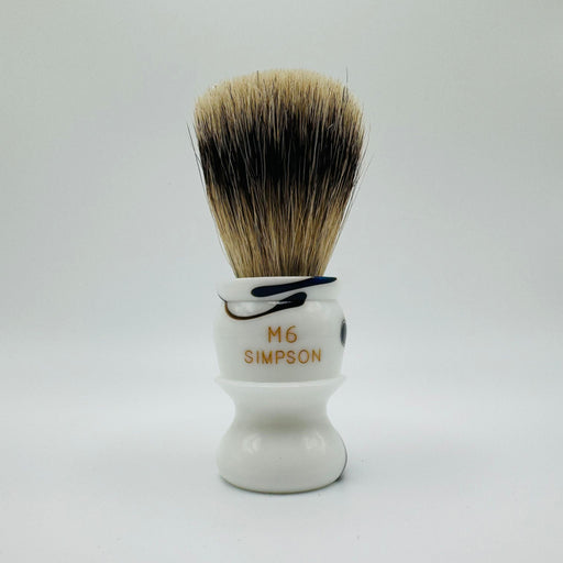 Simpson LE M6 Super Badger Sapphire Candy Shaving Brush