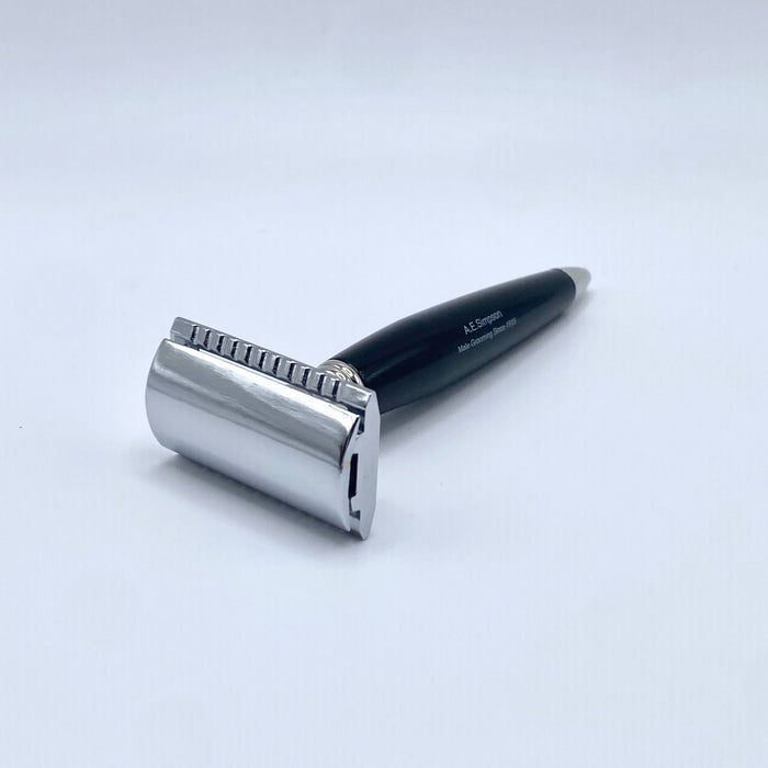 Simpson SR1 Double Edge Safety Razor Faux Ebony