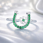 Bids.com 925 Sterling Silver Plated Platinum CZ Ring for Women Rings