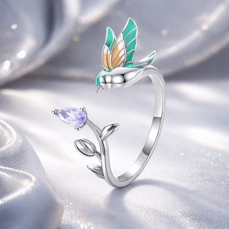 Bids.com 925 Sterling Silver 0.16cm Pavé Setting CZ Ring Rings