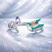 Bids.com 925 Sterling Silver 0.16cm Pavé Setting CZ Ring Rings