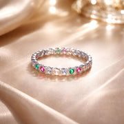 Bids.com 925 Sterling Silver CZ Pavé Setting Ring Size 6.0 for Women Rings