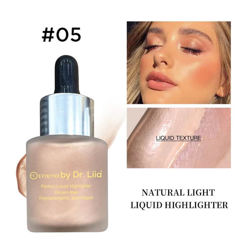 EpiLynx Sunkissed Bronzer & Glow Drops – Dewy, Luminous Liquid Skin Filter face highlighter