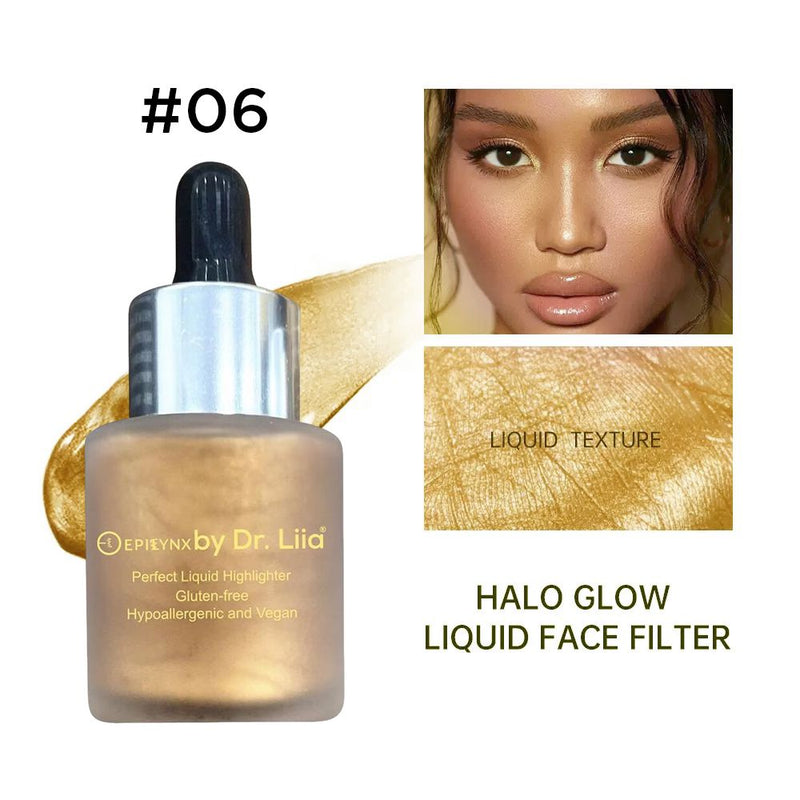 EpiLynx Sunkissed Bronzer & Glow Drops – Dewy, Luminous Liquid Skin Filter face highlighter