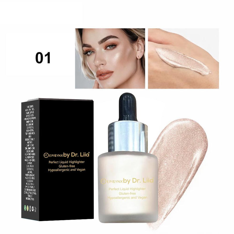 EpiLynx Sunkissed Bronzer & Glow Drops – Dewy, Luminous Liquid Skin Filter face highlighter