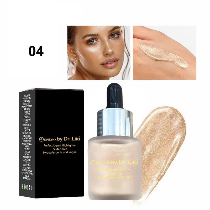 EpiLynx Sunkissed Bronzer & Glow Drops – Dewy, Luminous Liquid Skin Filter face highlighter