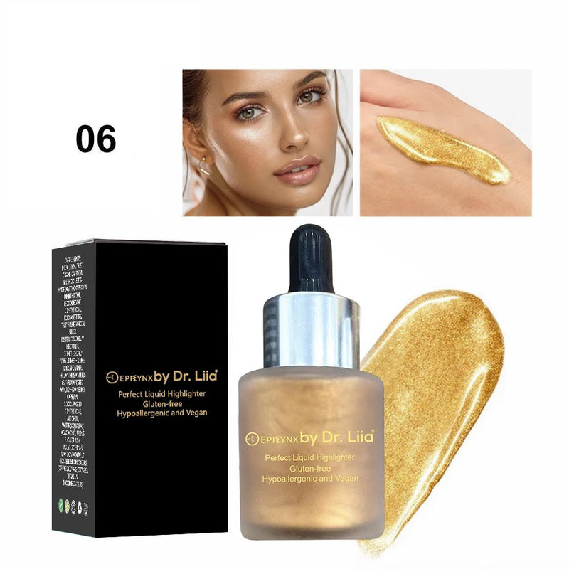 EpiLynx Sunkissed Bronzer & Glow Drops – Dewy, Luminous Liquid Skin Filter face highlighter