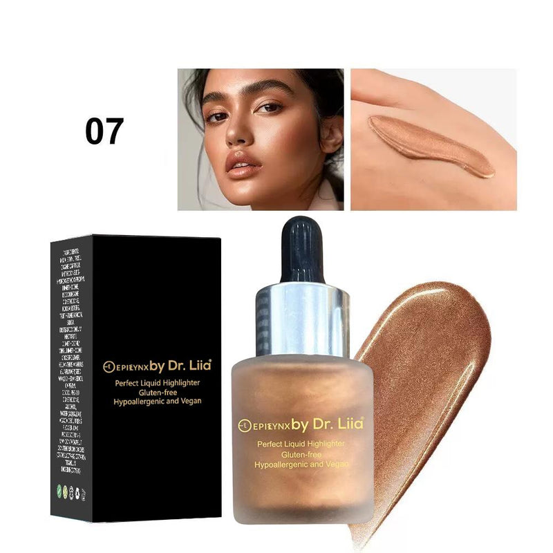 EpiLynx Sunkissed Bronzer & Glow Drops – Dewy, Luminous Liquid Skin Filter face highlighter
