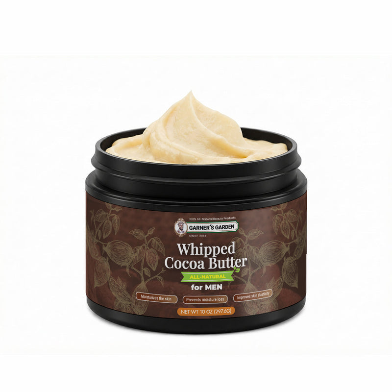 Garner's Garden Organic Whipped Cocoa Butter Body Butter White Smoke For Men / 10oz  Whipped Cocoa Butter (Large)