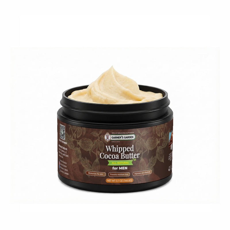 Garner's Garden Organic Whipped Cocoa Butter Body Butter White Smoke For Men / 5oz  Whipped Cocoa Butter (medium)