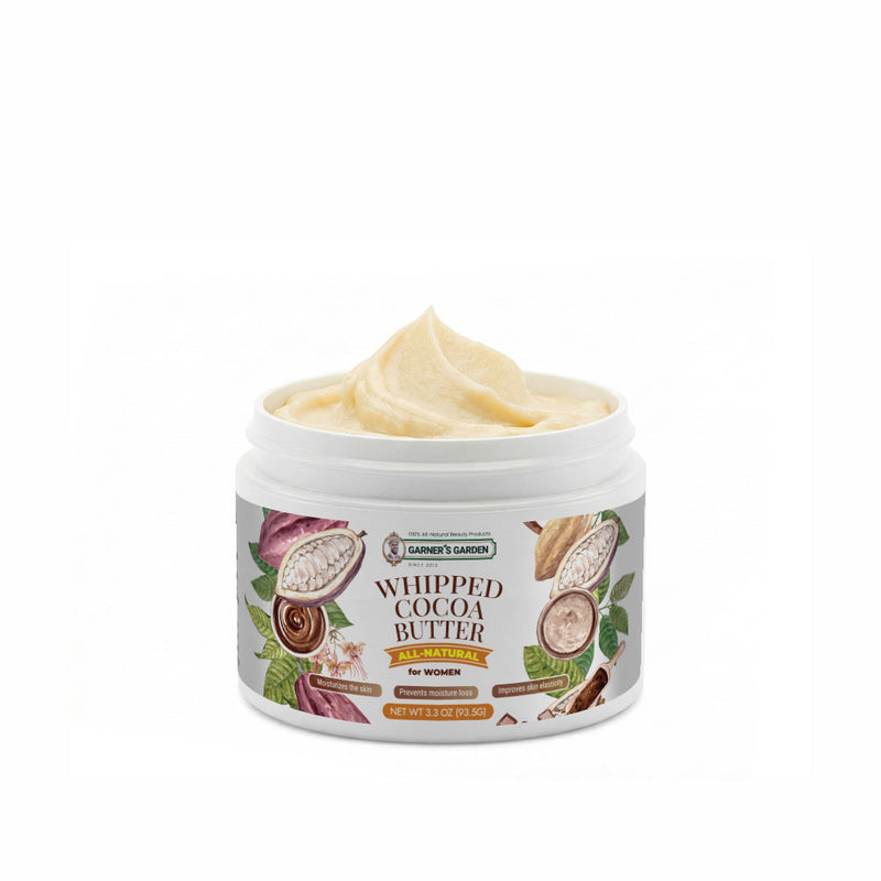 Garner's Garden Organic Whipped Cocoa Butter Body Butter White Smoke For Women / 3oz  Whipped Cocoa Butter (try me)