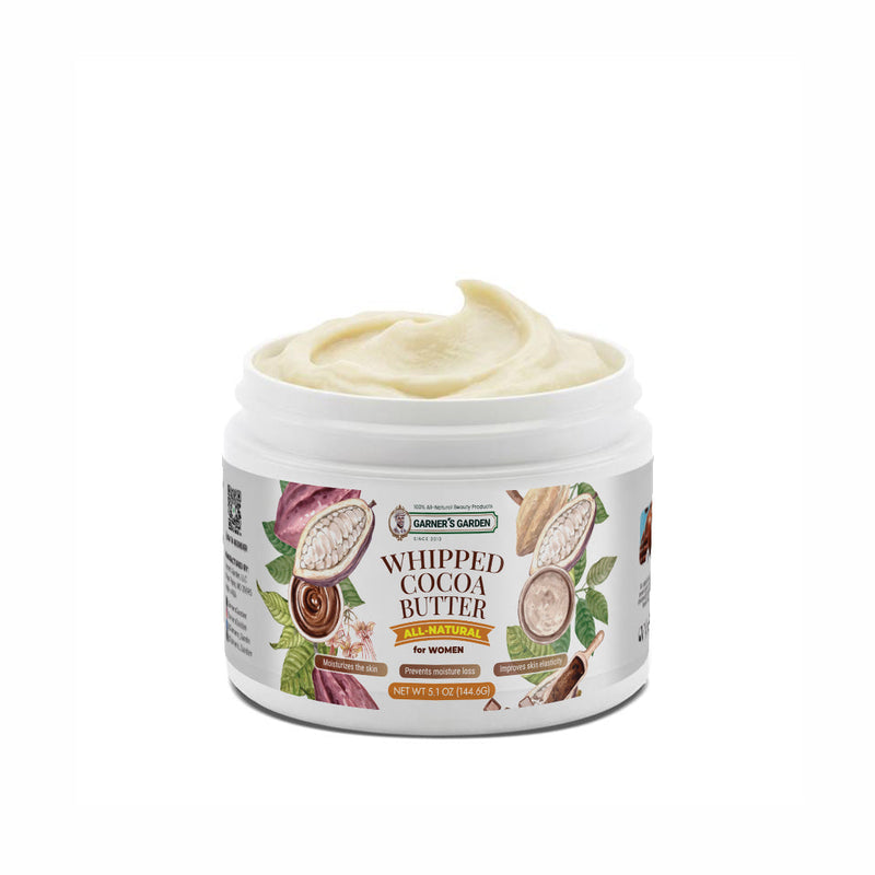 Garner's Garden Organic Whipped Cocoa Butter Body Butter White Smoke For Women / 5oz  Whipped Cocoa Butter (medium)
