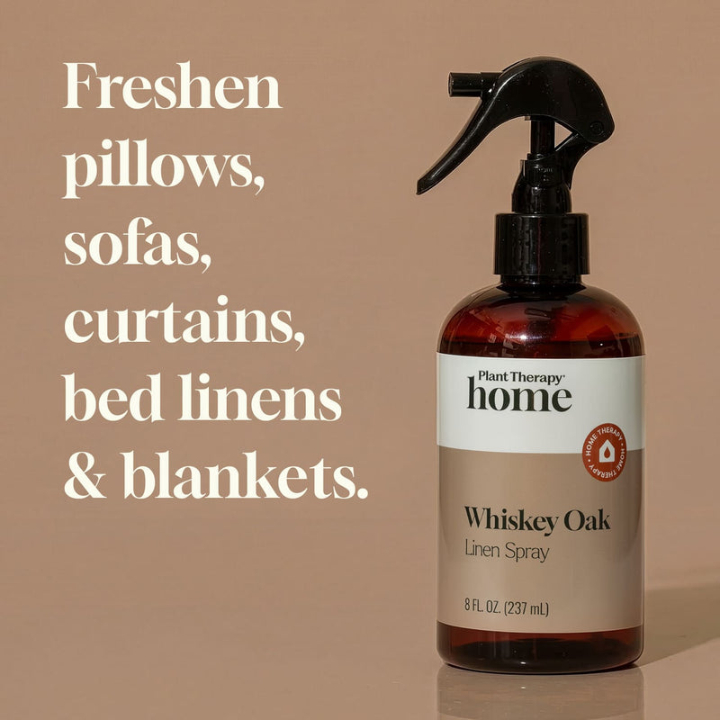 Plant Therapy Whiskey Oak Linen Spray Household