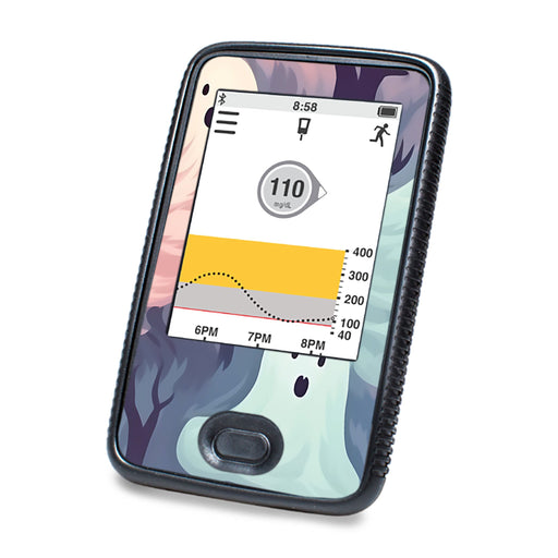 Peelz Wispy Ghosts DEXCOM G6 Touchscreen Receiver Peelz/Stickers