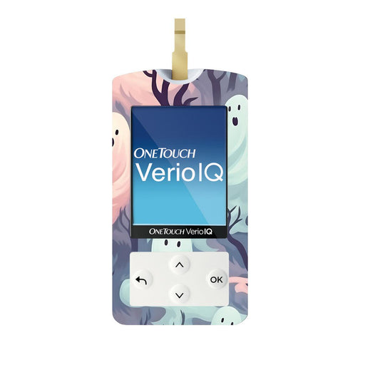 Peelz Wispy Ghosts for OneTouch Verio IQ Glucometer Peelz/Stickers