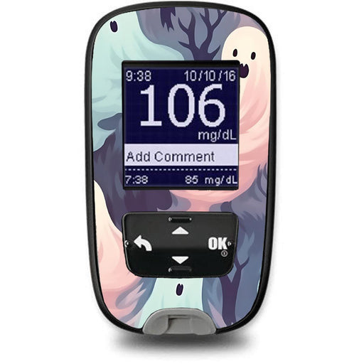 Peelz Wispy Ghosts for the Accu-Chek Guide Glucometer Peelz/Stickers