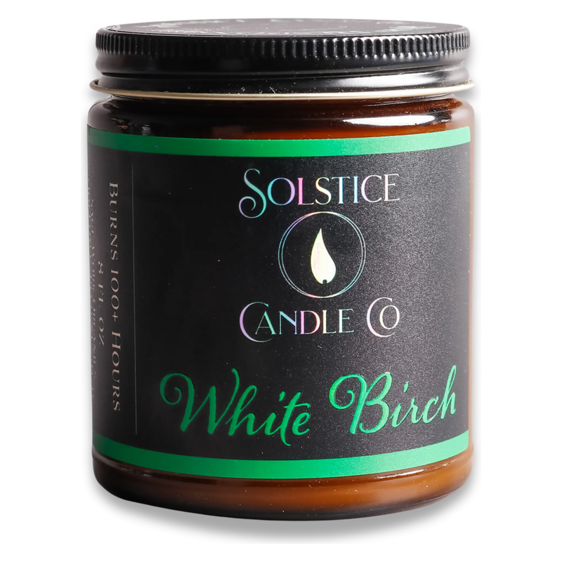 SageWork Organics White Birch Candle Candles