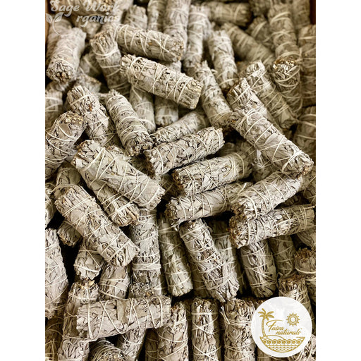 SageWork Organics White Sage Bundles 4 inch- California White Sage from Farm