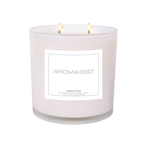 Aroma360 Desert Rose 4-Wick Candle Candle