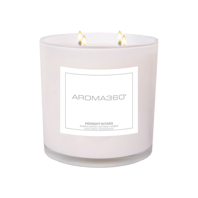 Aroma360 Midnight in Paris 4-Wick Candle Candle