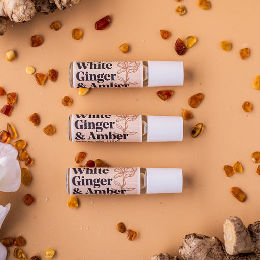 Mountain Madness Soap Co - White Ginger & Amber Perfume Rollerball - 0.33 fl oz.