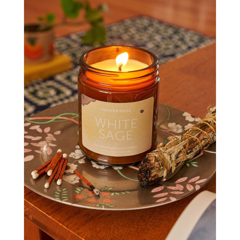 Juniper Ridge White Sage Essential Oil Candle Candles