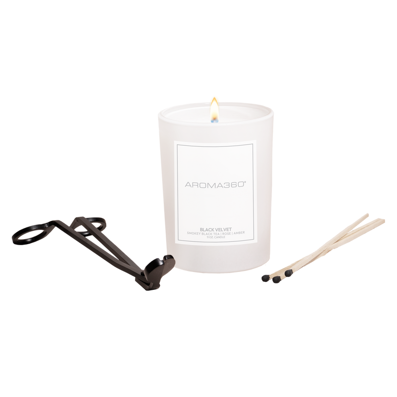 Aroma360 Black Velvet Single-Wick Candle Candle