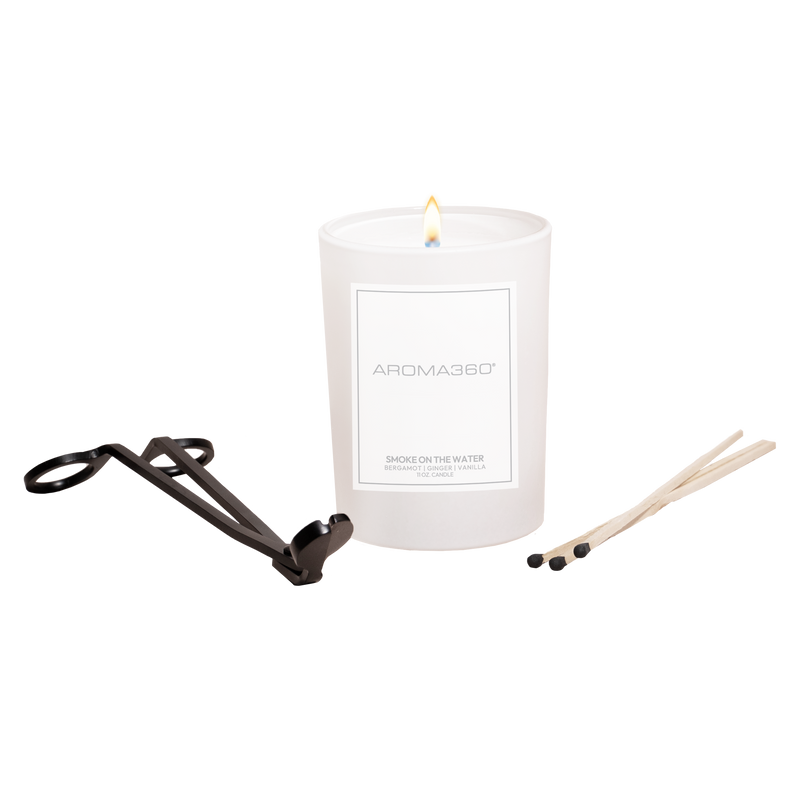 Aroma360 Smoke on the Water Single-Wick Candle Candle