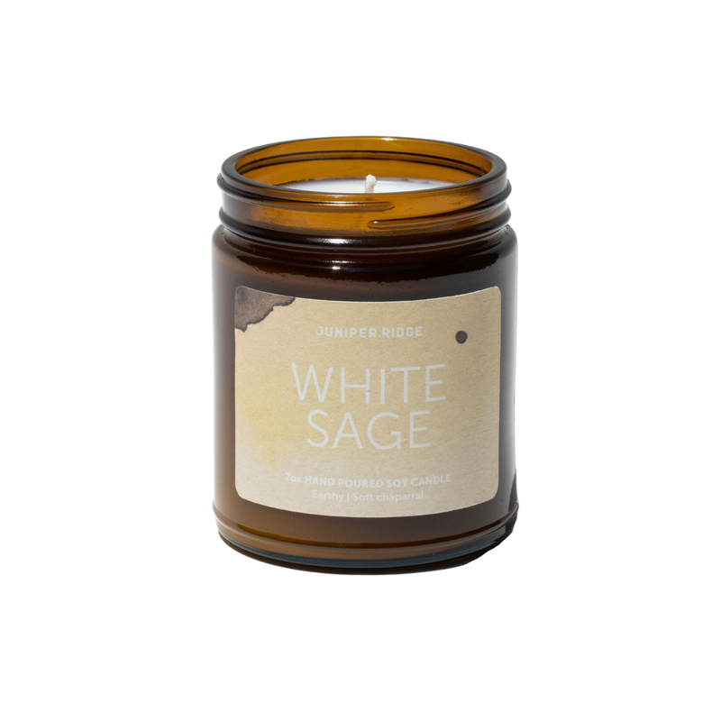 Juniper Ridge White Sage Essential Oil Candle Candles