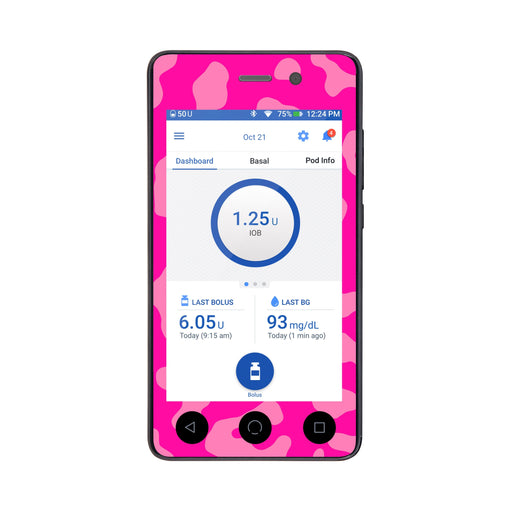 Peelz Wild Cat Sticker for Omnipod DASH® PDM – Pump Peelz Peelz/Stickers