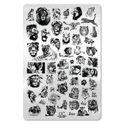 UberChic Beauty Wild & Fierce: Big Cats Stamping Plate