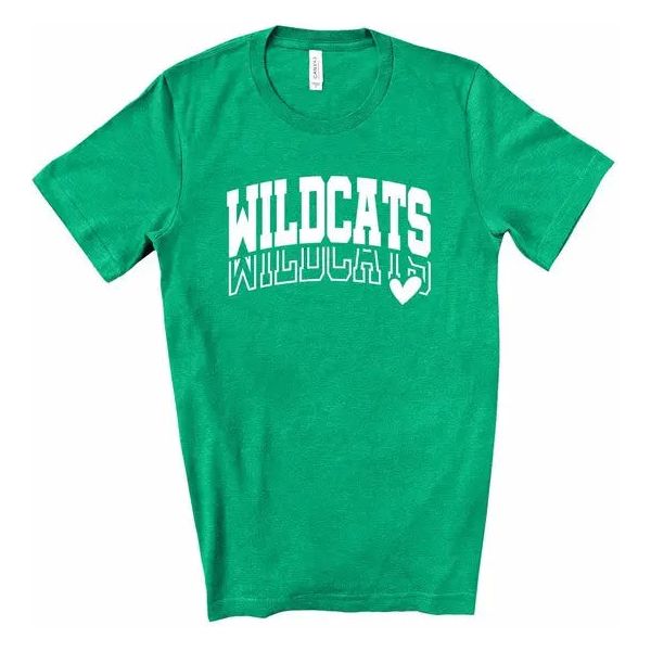 Wildcats Heart Softstyle Gameday Graphic Tee