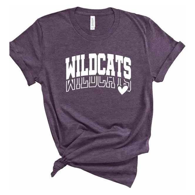 Wildcats Heart Softstyle Gameday Graphic Tee